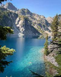 The top of snow lake
